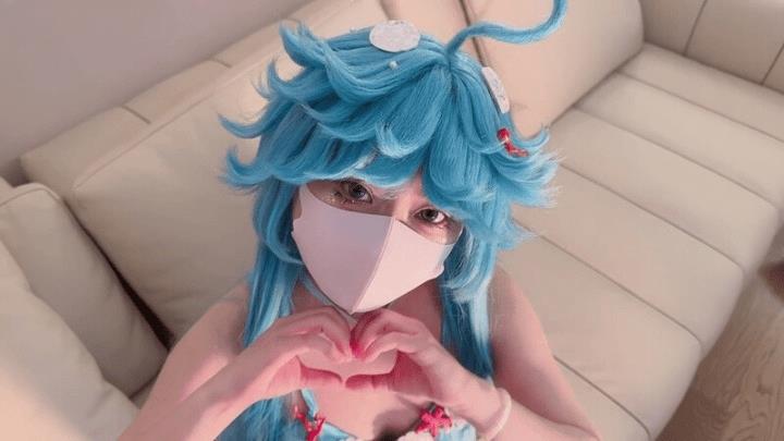 COS王者荣耀朵莉亚白虎小穴粉嫩粉嫩的被内射